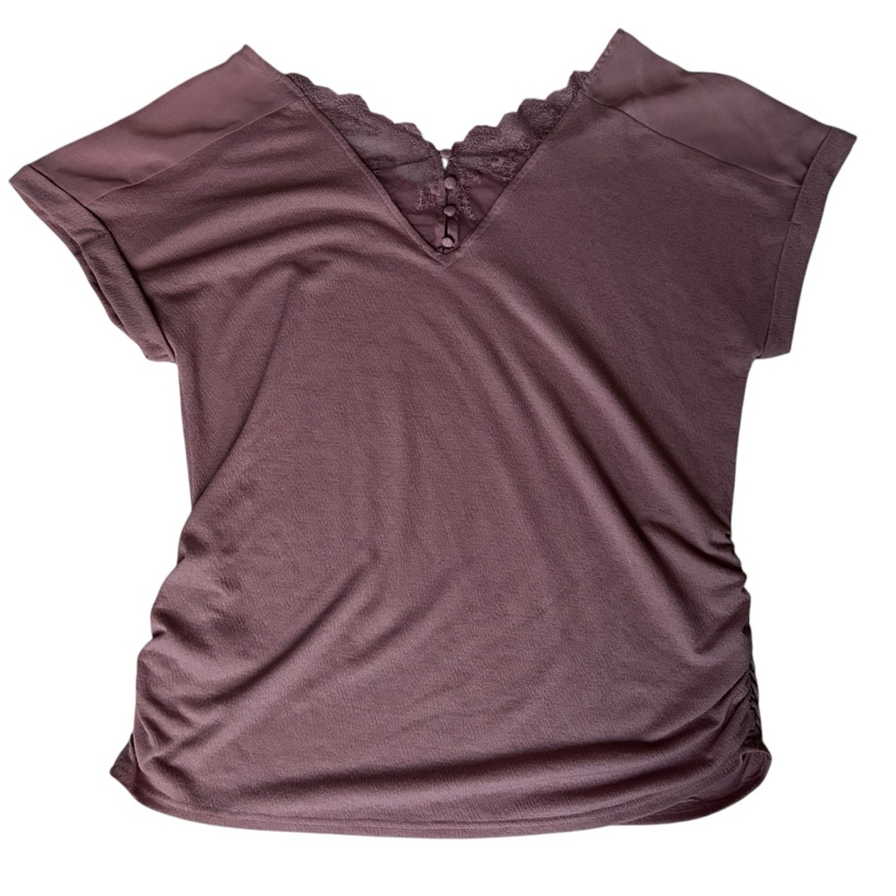 Mauve Maternity Pink Top